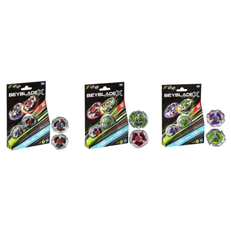 TROMPO BEYBLADE X YELL KONG 3-60GB Y HELM KNIGHT 5-80T - 3