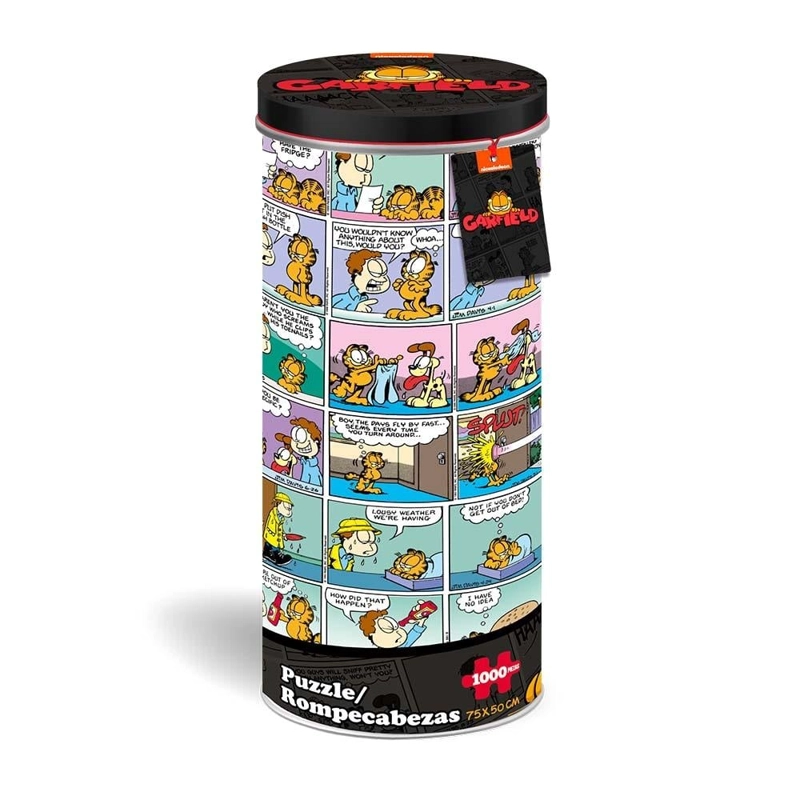 ROMPECABEZAS GARFIELD APP-32880-GF PUZZLE TUBO METALICO 1000 PCS 2 MODELOS - 2