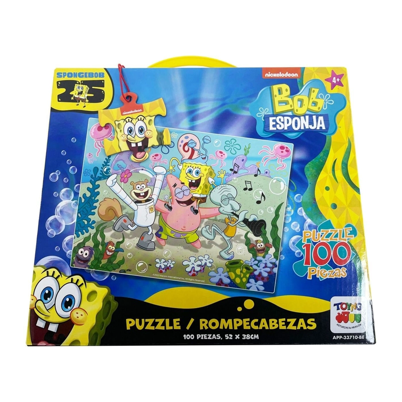 ROMPECABEZAS  PUZZLE 100 PIEZAS BOB ESPONJA - 1
