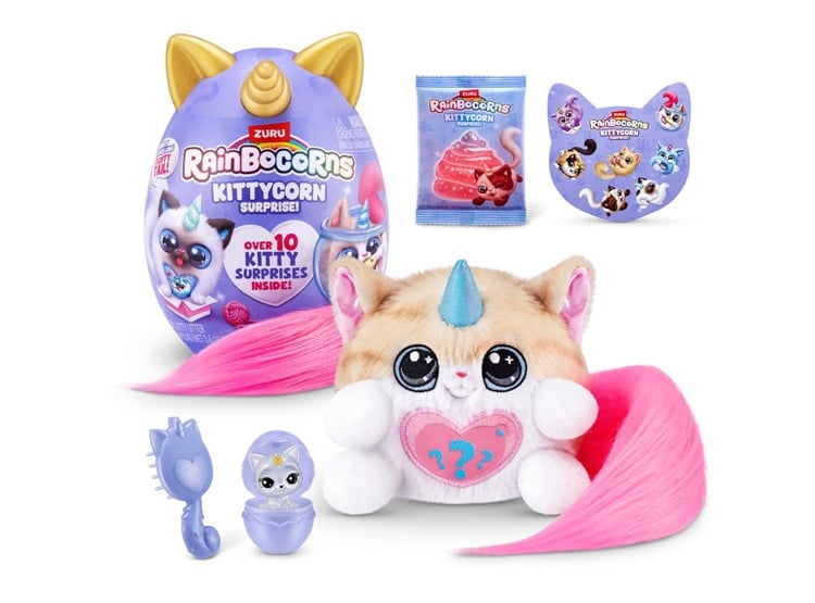 PELUCHE 92104-UCHE GATO RAINBOCORNS - 1
