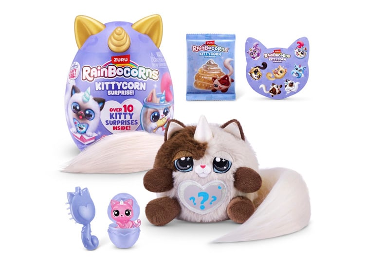 PELUCHE 92104-UCHE GATO RAINBOCORNS - 6