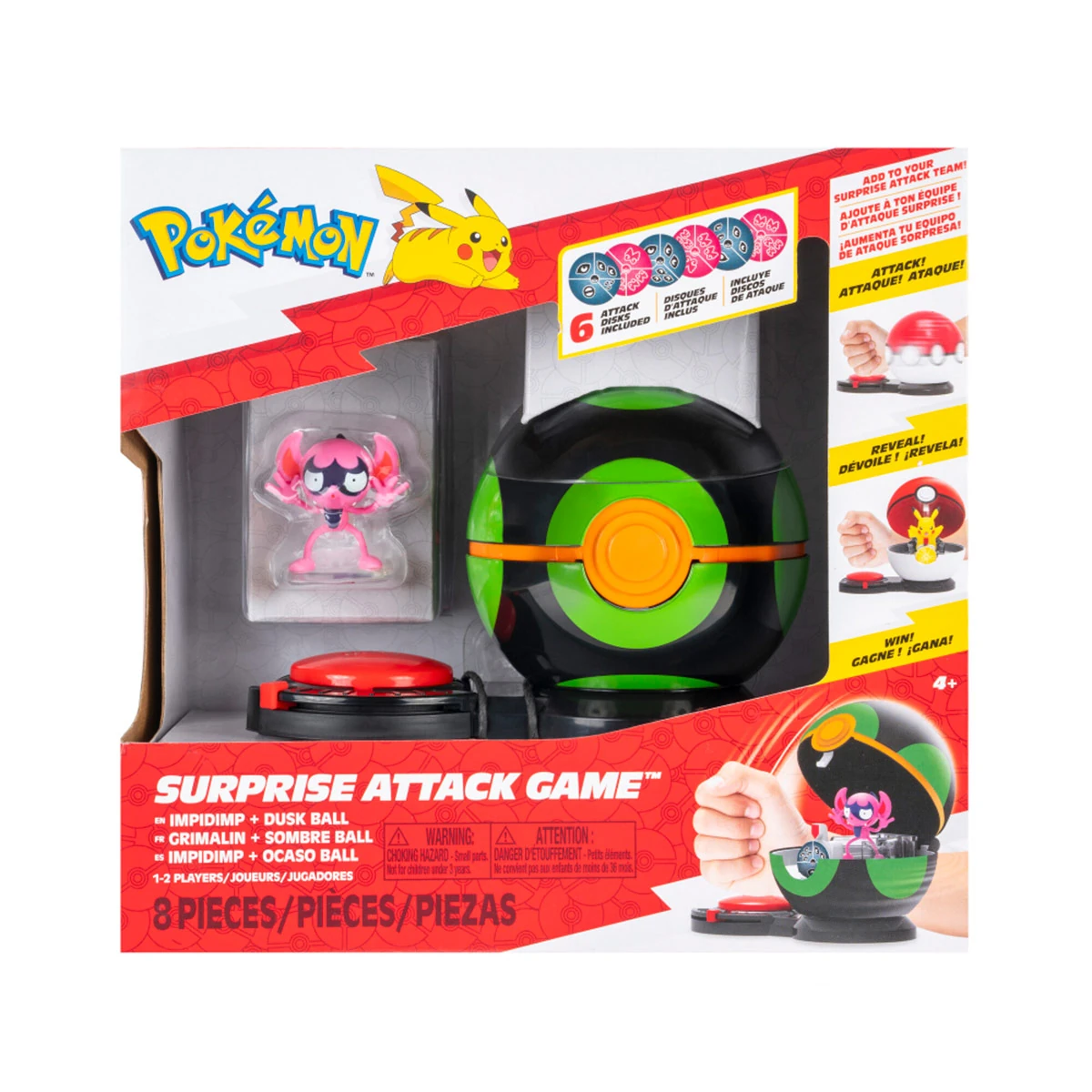 PACK ATAQUE SORPRESA POKÉMON SURTIDO - 4
