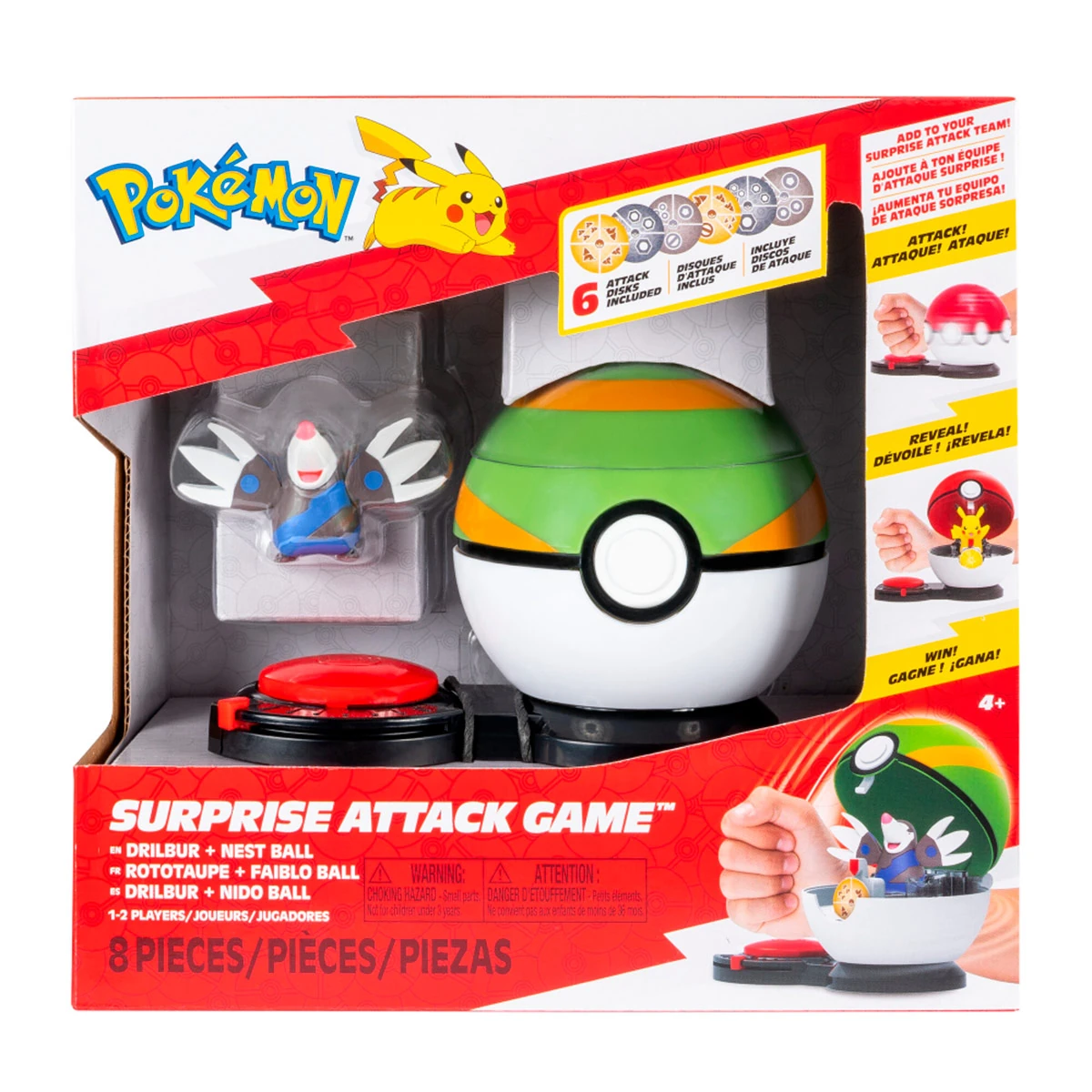 PACK ATAQUE SORPRESA POKÉMON SURTIDO - 6