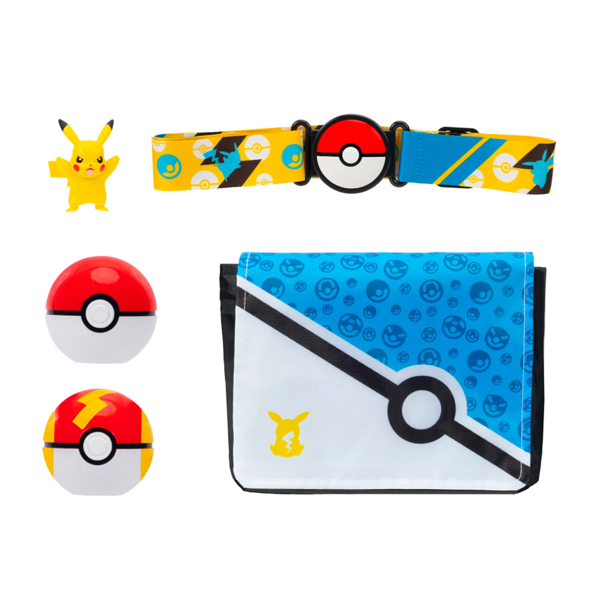 SET DE BANDOLERA CON POKEBOLA Y FIGURA POKÉMON SURTIDO - 6