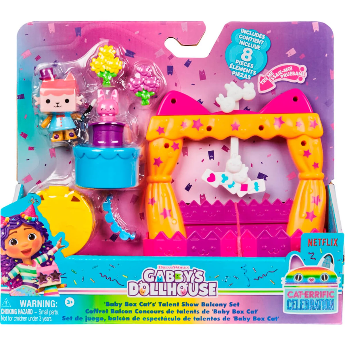 SET DE JUEGO BALCÓN RECREATIVO GABBYS DOLLHOUSE SURTIDO - 10