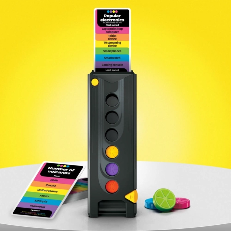 JUEGO MESA HASBRO F9833 DROP TRIVIA TRIVIAL PURSUIT - 11