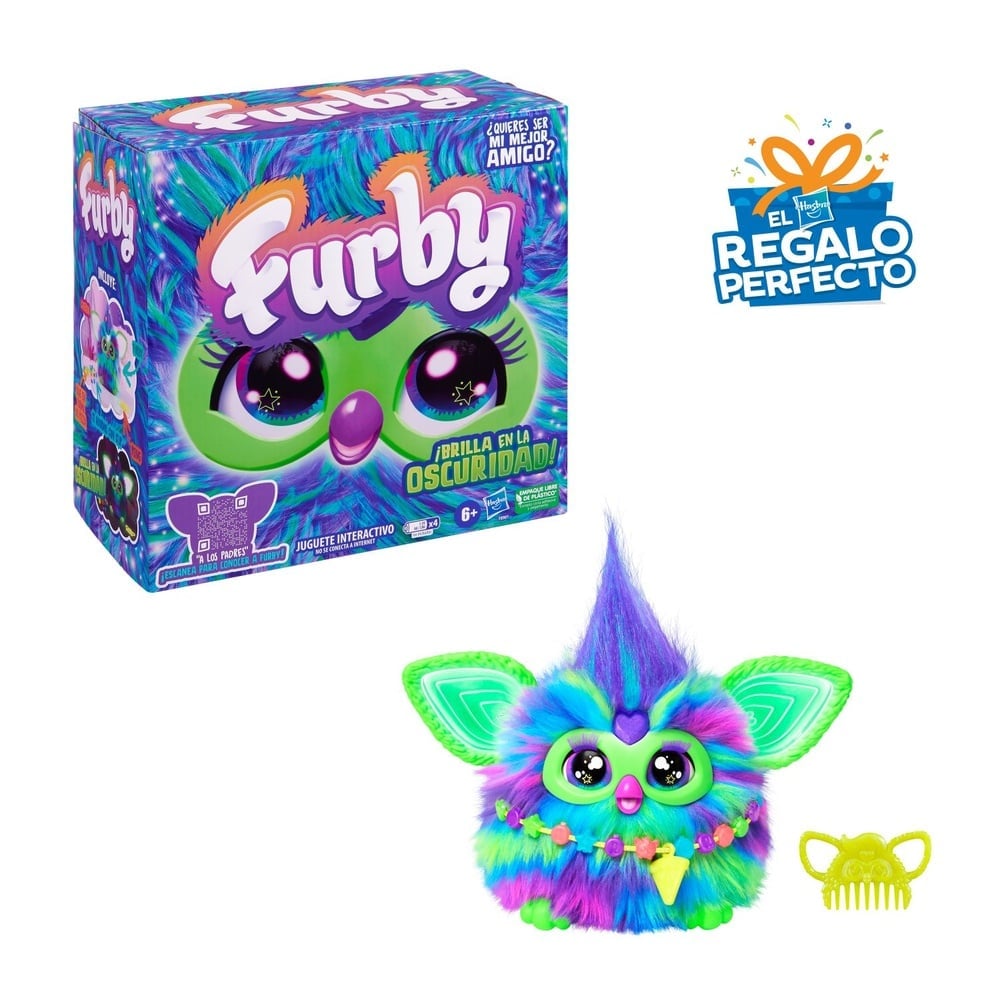 Peluche Furby Soft roxo 20cm | Loja da Criança
