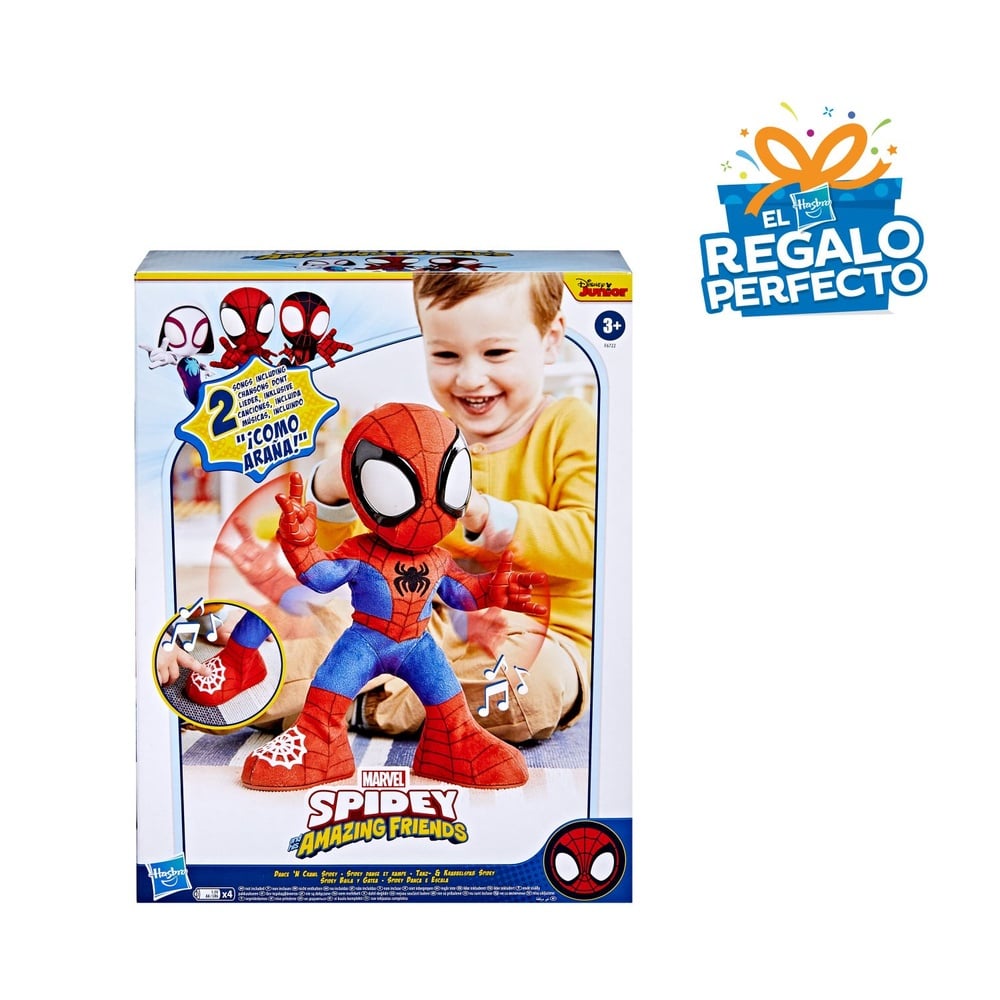 PELUCHE SPIDEY & HIS AMAZING FRIENDS SPIDEY BAILA Y GATEA - 2