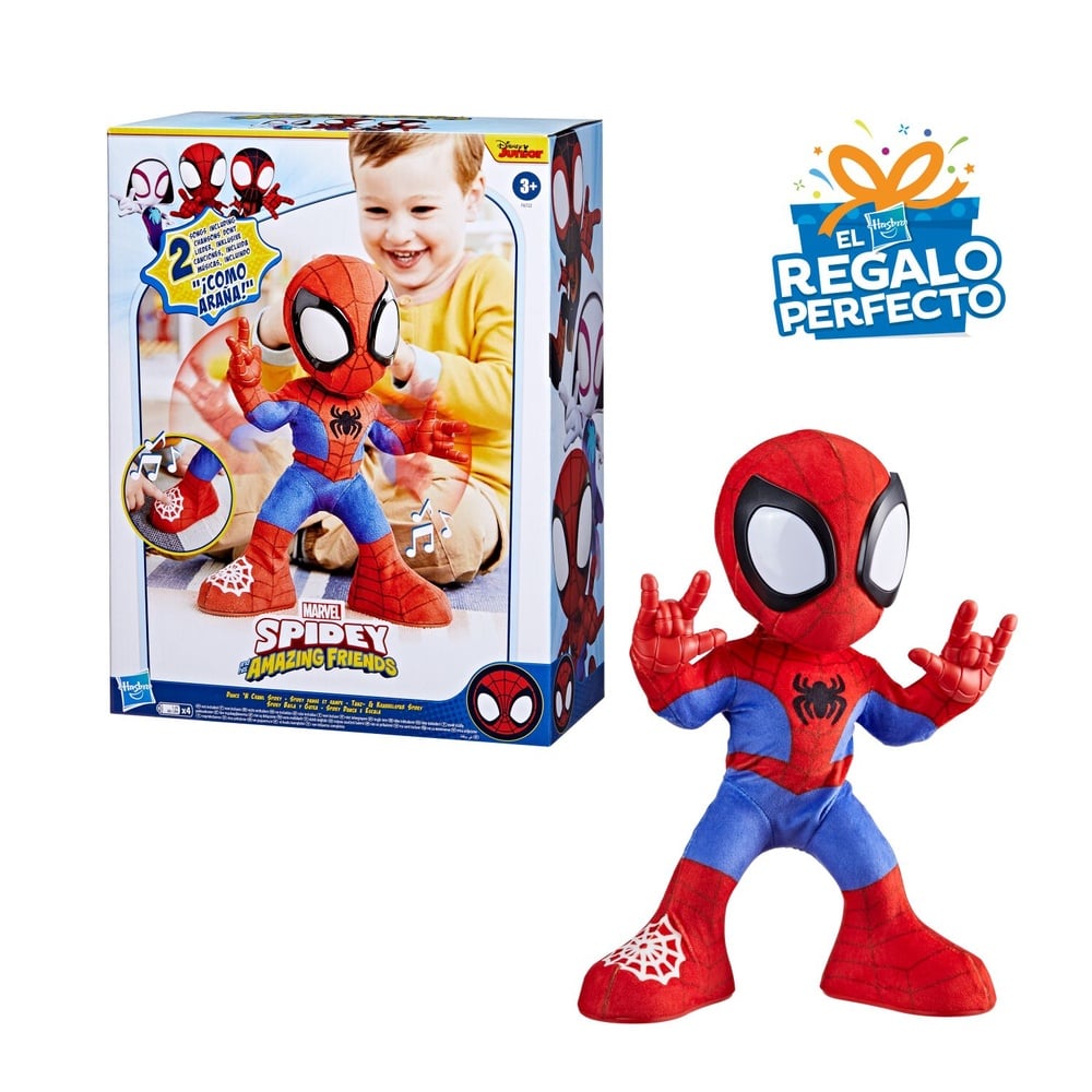 PELUCHE SPIDEY & HIS AMAZING FRIENDS SPIDEY BAILA Y GATEA - 3