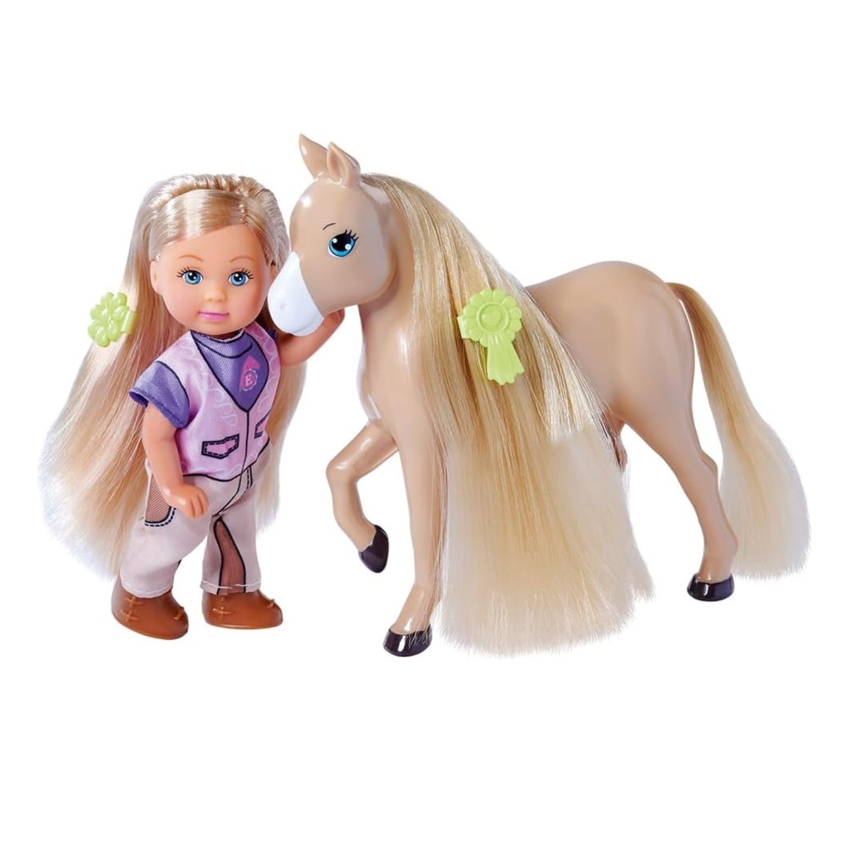 MUÑECA STRAWBERRY 105733649 EVI LOVE CARRUAJE CON CABALLO - 3