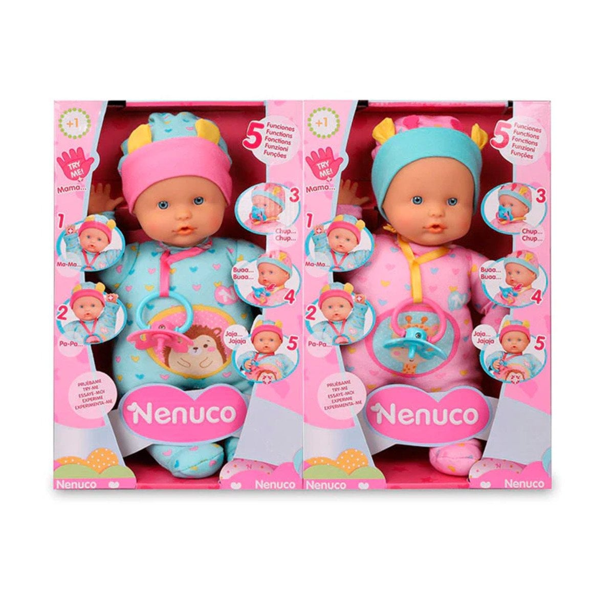 MUÑECA STRAWBERRY 700012835 NENUCO 5 FUNCIONES INTERACTIVAS - 1