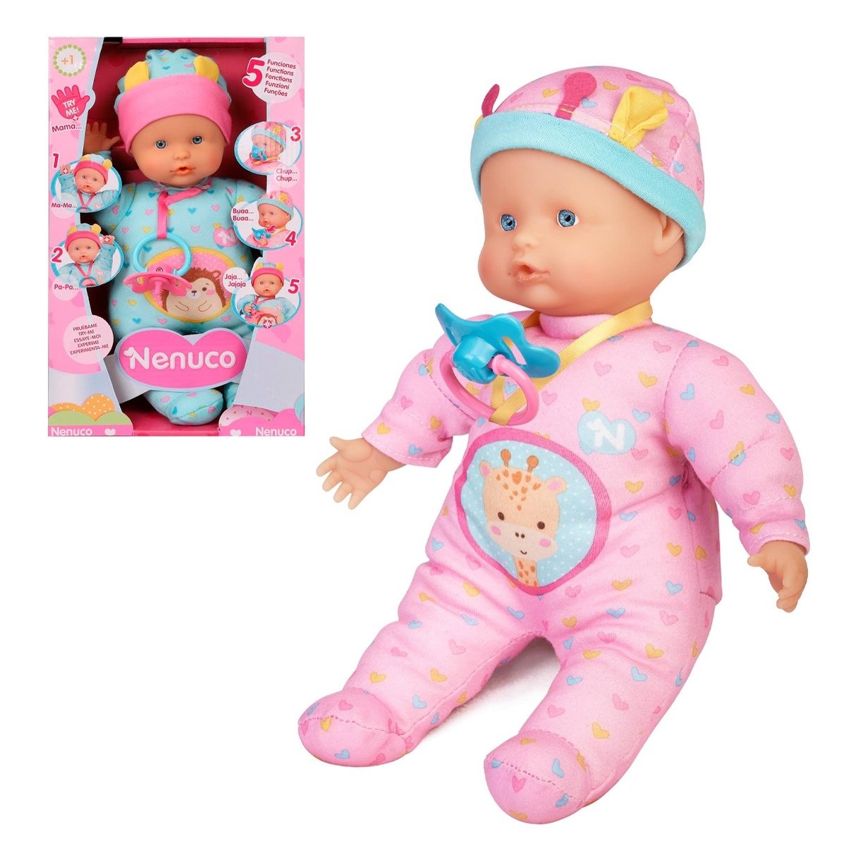 MUÑECA STRAWBERRY 700012835 NENUCO 5 FUNCIONES INTERACTIVAS - 11