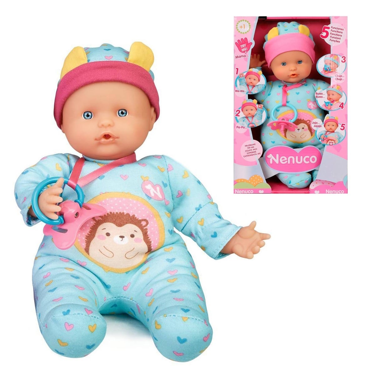 MUÑECA STRAWBERRY 700012835 NENUCO 5 FUNCIONES INTERACTIVAS - 3