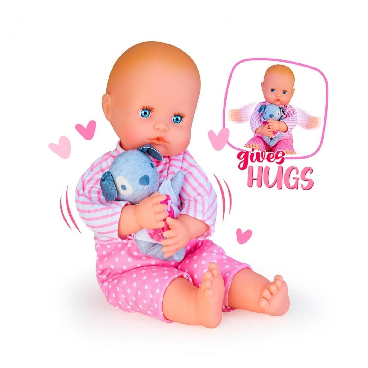MUÑECA STRAWBERRY NFN76000 NENUCO ABRACITOS - 1
