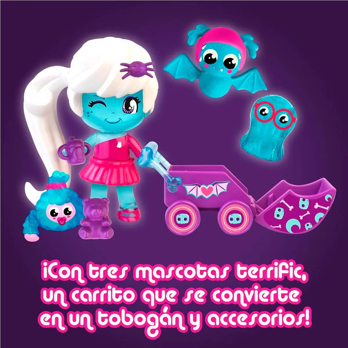 MUÑECA PINYPON TENEBROSA MI MONSTRUO Y YO LA MOUNSTRA - 8