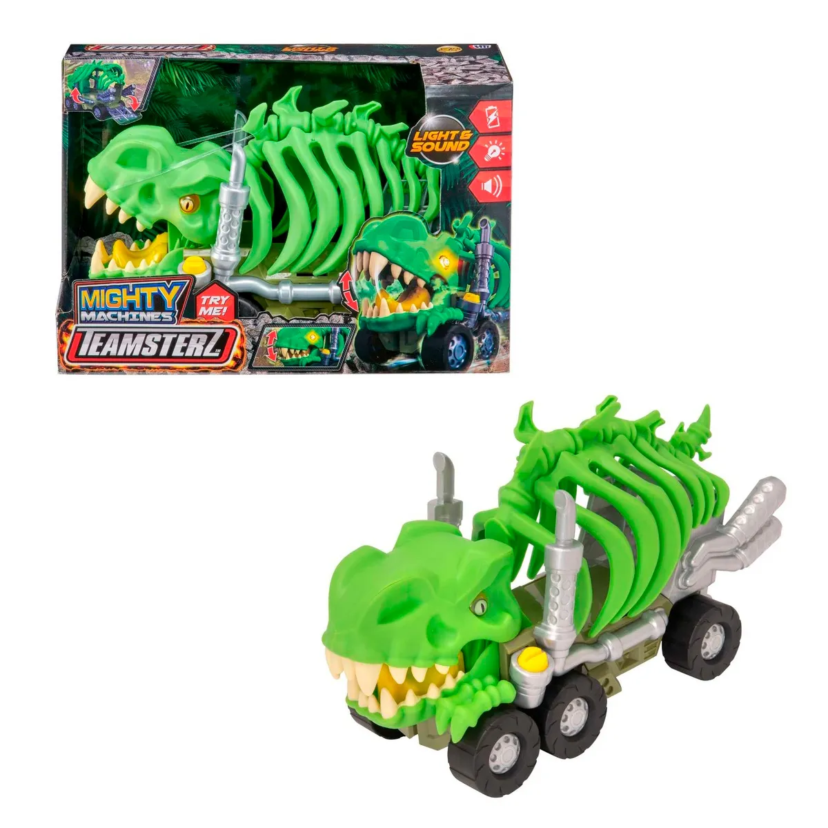 TAMSTERZ REMOLQUE T-REX ESQUELETO + LUCES Y SONIDO - 3