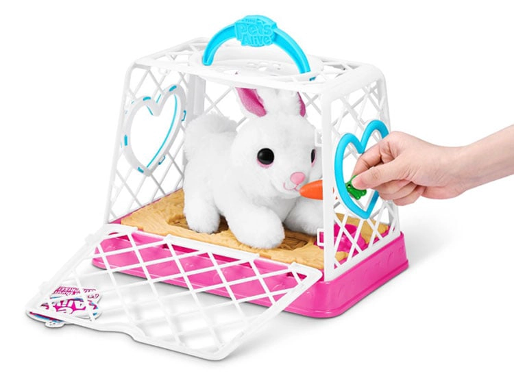 PELUCHE PETS ALIVE JUGUETE MAMA CONEJO INTERACTIVO - 3