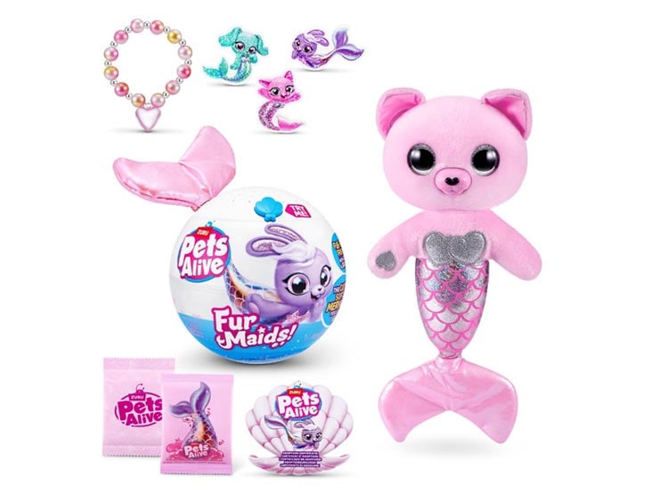 PELUCHE PETS ALIVE SIRENA LUCES Y SONIDOS AST - 1