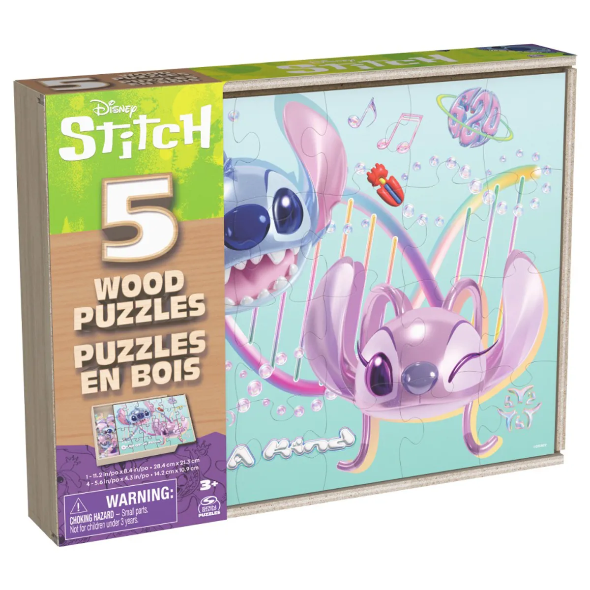 ROMPECABEZAS STITCH DE MADERA PACK X5 - 2