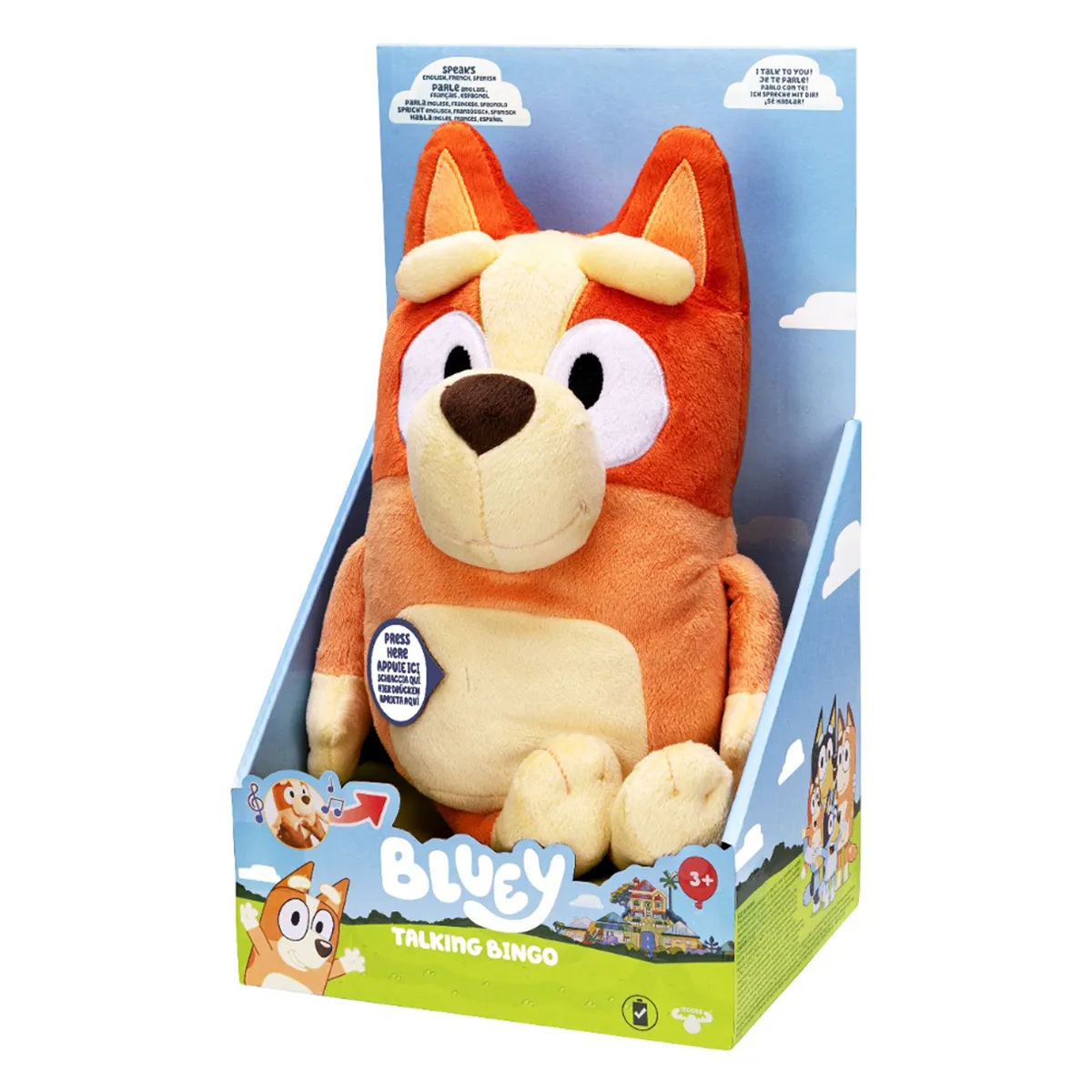 PELUCHE INTERACTIVO BLUEY 17521 BINGO - 4