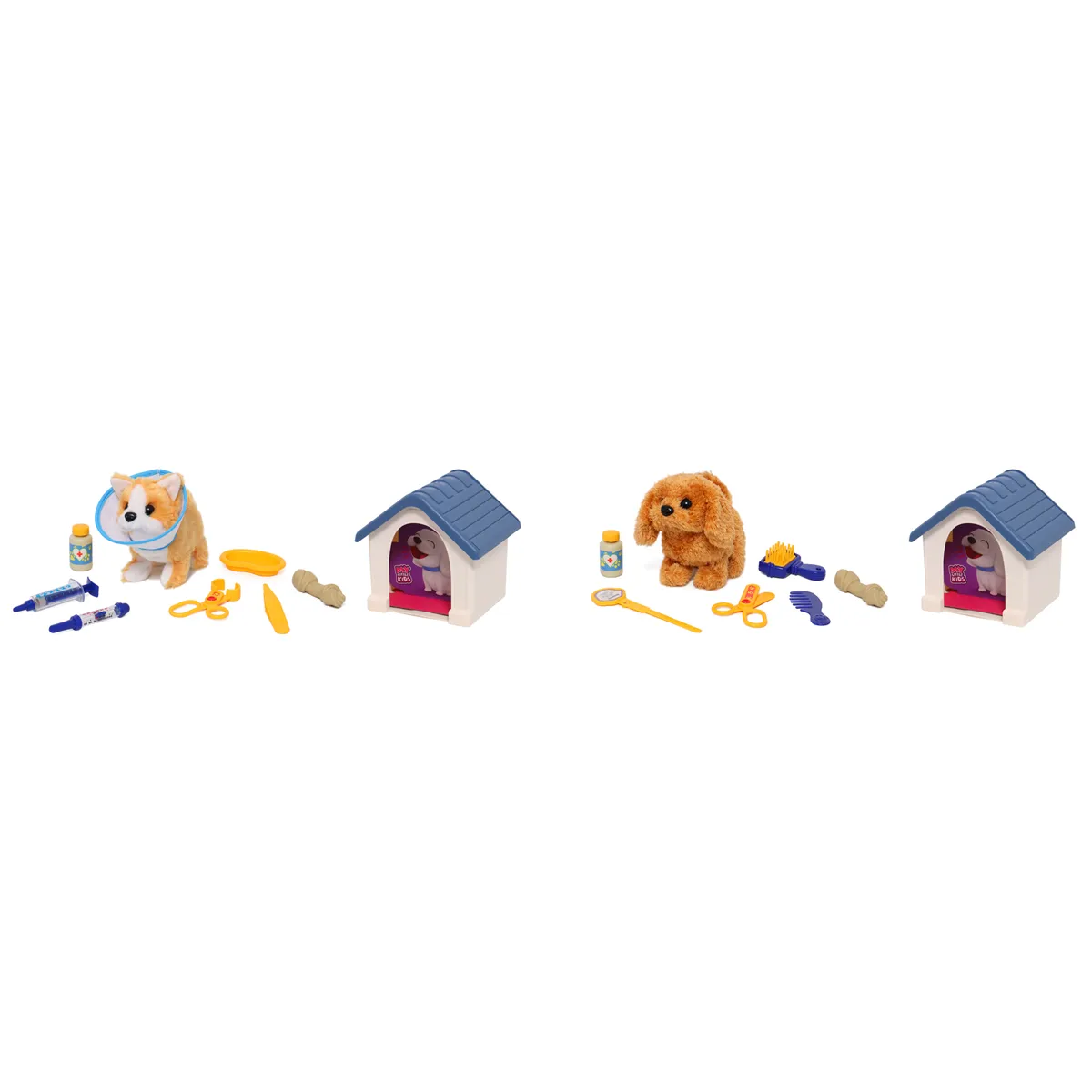 THE WALKING PUPPY PET VET & SALON PLAYSET - 1