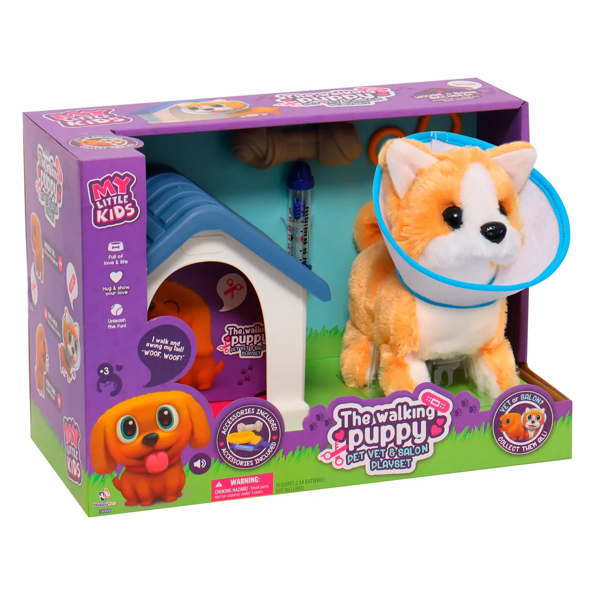 THE WALKING PUPPY PET VET & SALON PLAYSET - 11