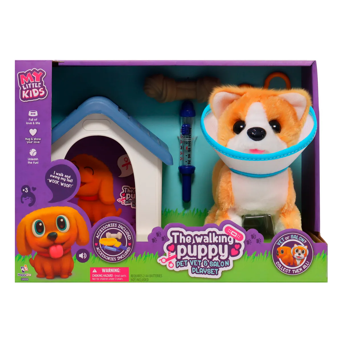 THE WALKING PUPPY PET VET & SALON PLAYSET - 10
