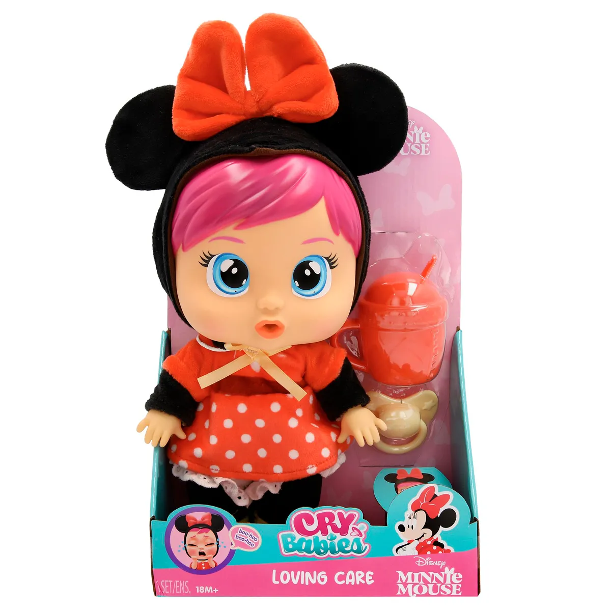 MUÑECA CRY BABIES LOVING CARE MINNIE - 2
