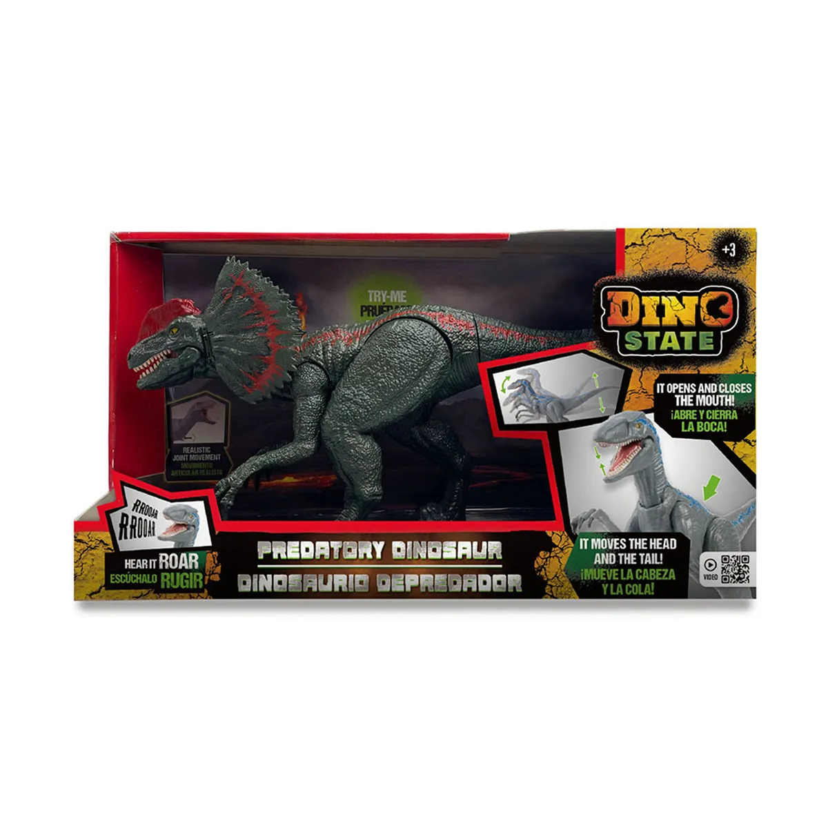 DS DILOPHOSAURUS SONIDO Y MOVIMIENTO - 2