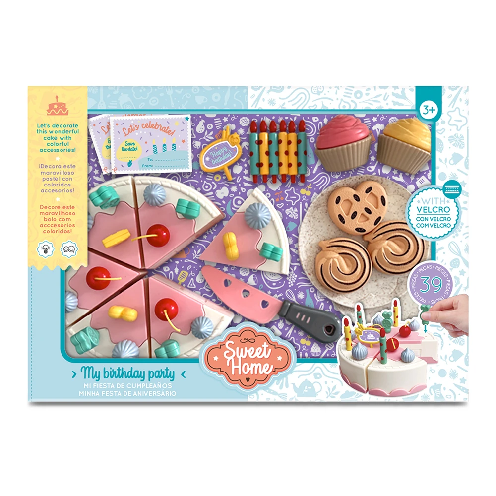 SWEET HOME SET DE CUMPLEANOS C/ TORTA - 5