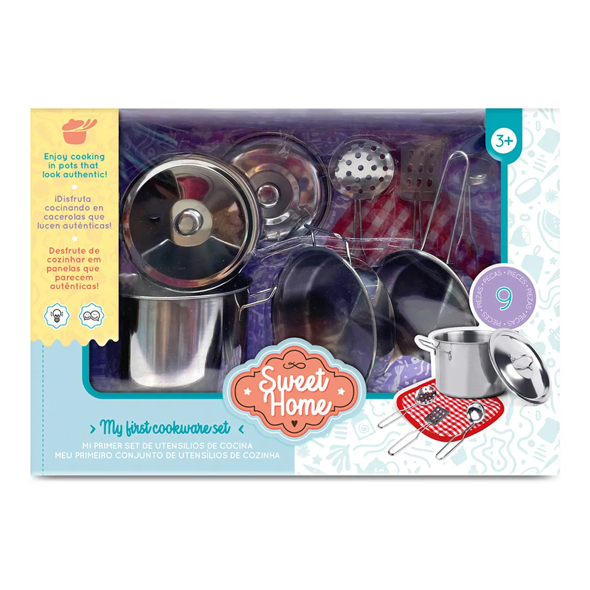 SWEET HOME SET DE COCINA DE ACERO - 2