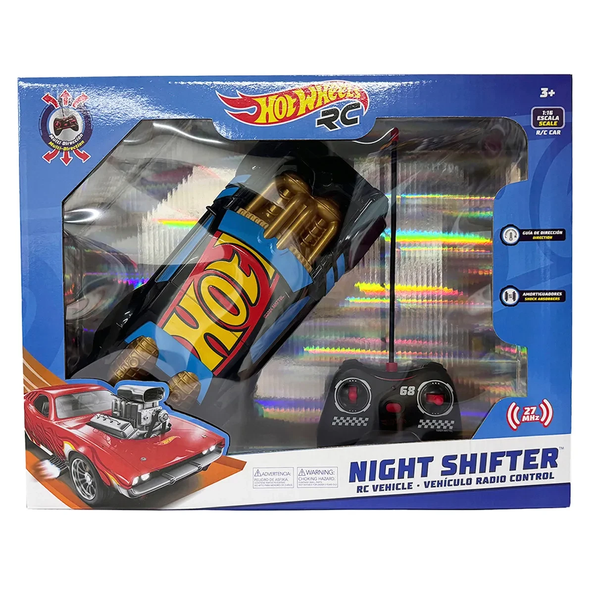 VEHÍCULO HOT WHEELS RADIO CONTROLADO 70498 - 4