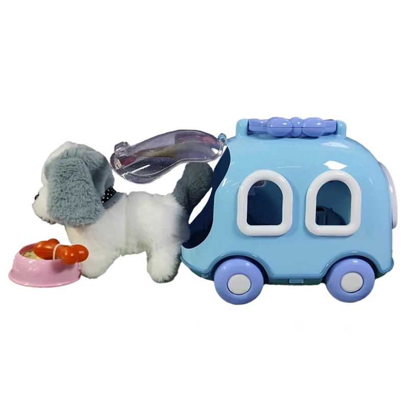 PELUCHE PAWDORABLES PERRO CON JAULA AZUL - 3