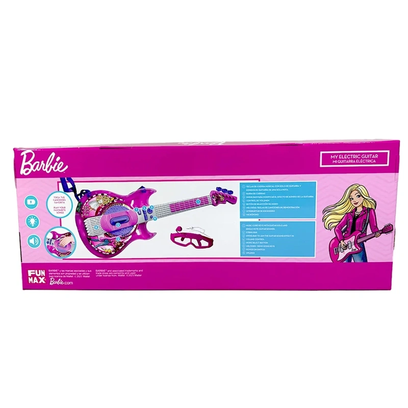 SET MUSICAL BARBIE GUITARRA C/ LENTES Y MICRÓFONO - 4