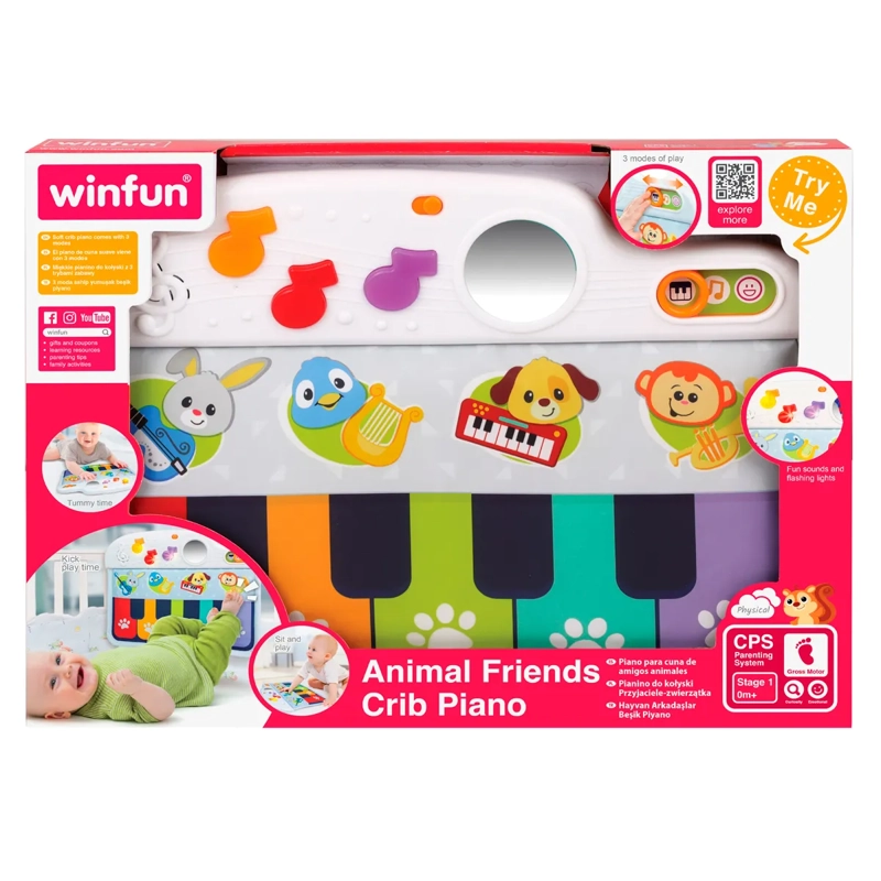 JUEGO DIDÁCTICO WINFUN ANIMAL FRIENDS CRIB PIANO - 6