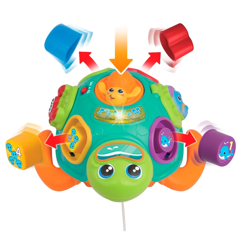 JUEGO DIDÁCTICO WINFUN PULL ALONG SORT 'N LEARN TURTLE - 1