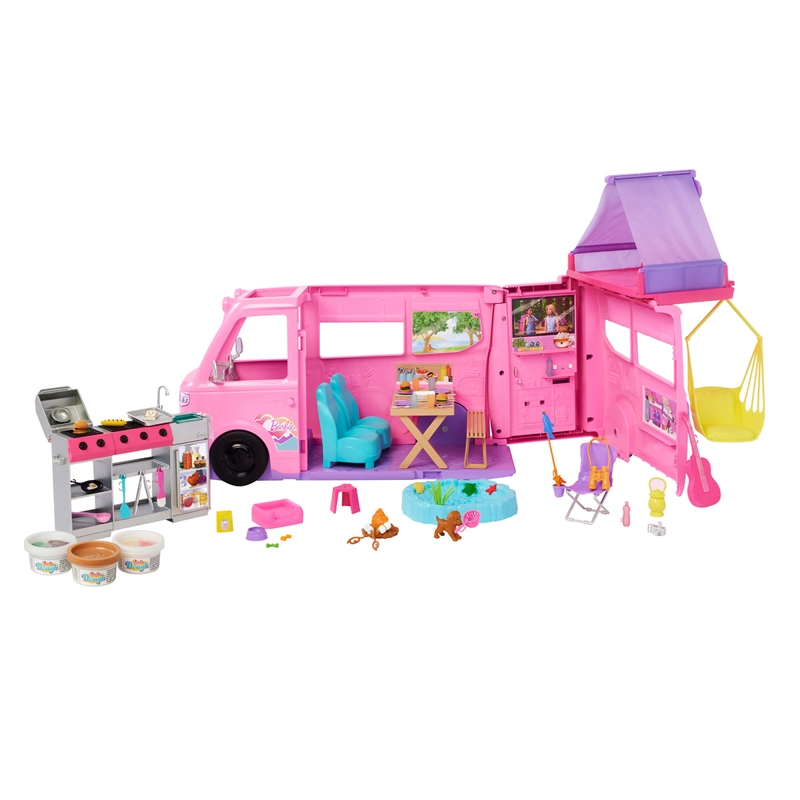 VEHÍCULO DE JUGUETE BARBIE CAMPER DE LOS SUEÑOS - 1