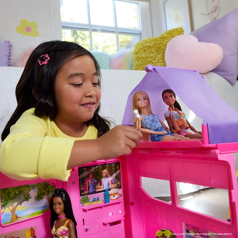 VEHÍCULO DE JUGUETE BARBIE CAMPER DE LOS SUEÑOS - 11