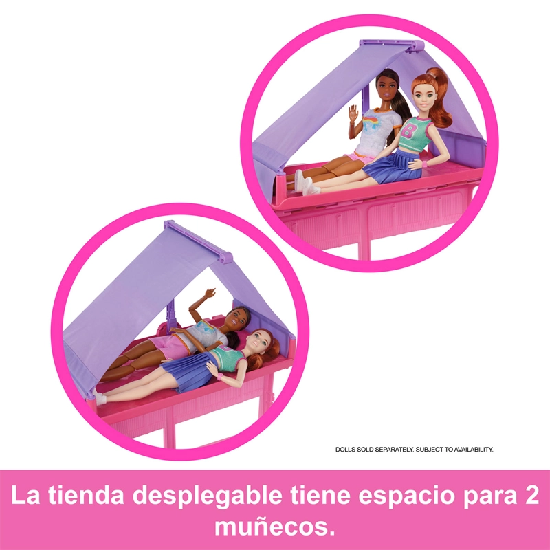 VEHÍCULO DE JUGUETE BARBIE CAMPER DE LOS SUEÑOS - 6