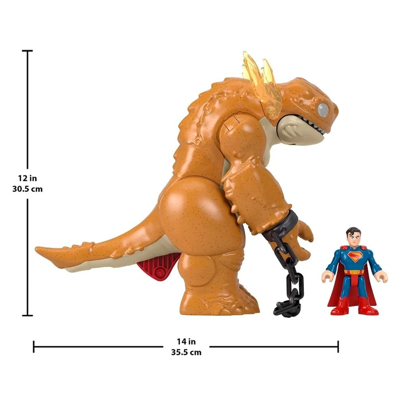 IMAGINEXT DC SUPER FRIENDS FIGURA ACCIÓN SUPERMAN Y KAIJU - 4