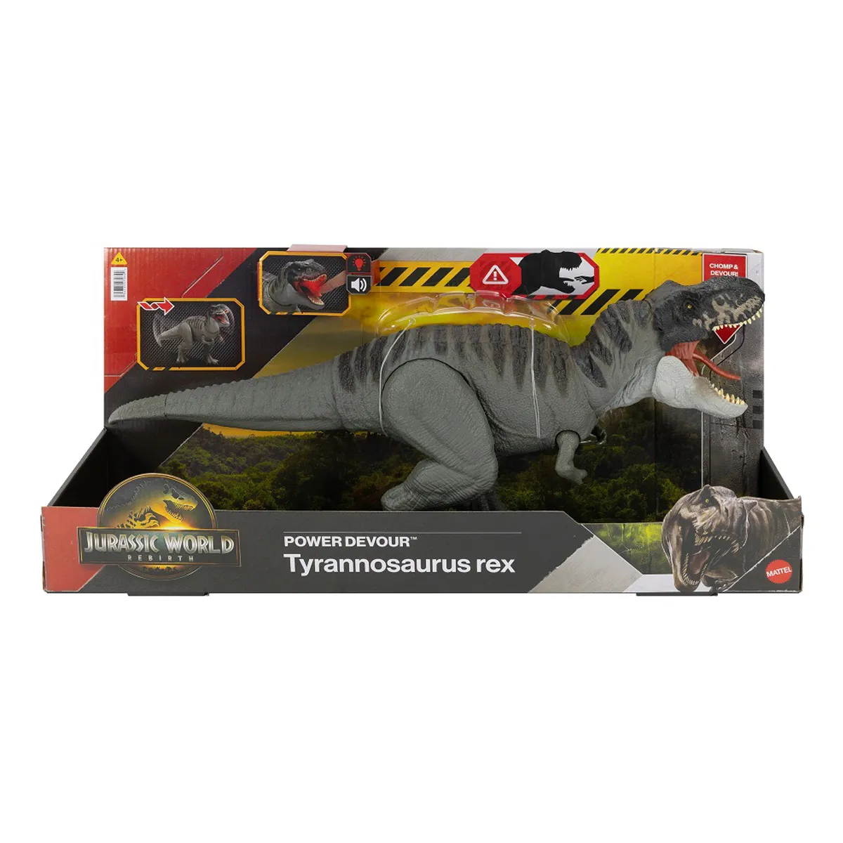 JURASSIC WORLD DINOSAURIO REBIRTH T-REX MORDIDA DESTRUCTORA - 2