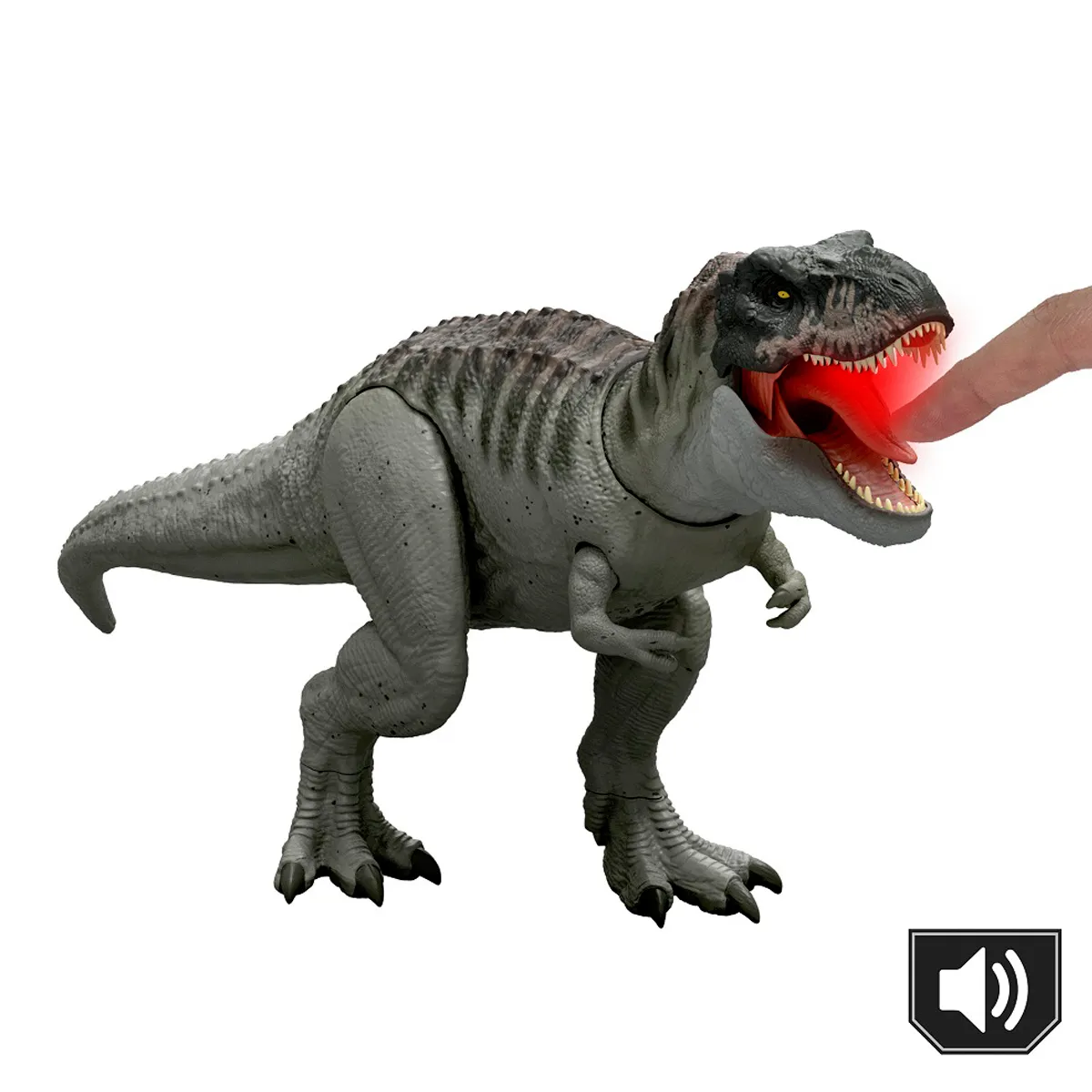 JURASSIC WORLD DINOSAURIO REBIRTH T-REX MORDIDA DESTRUCTORA - 8
