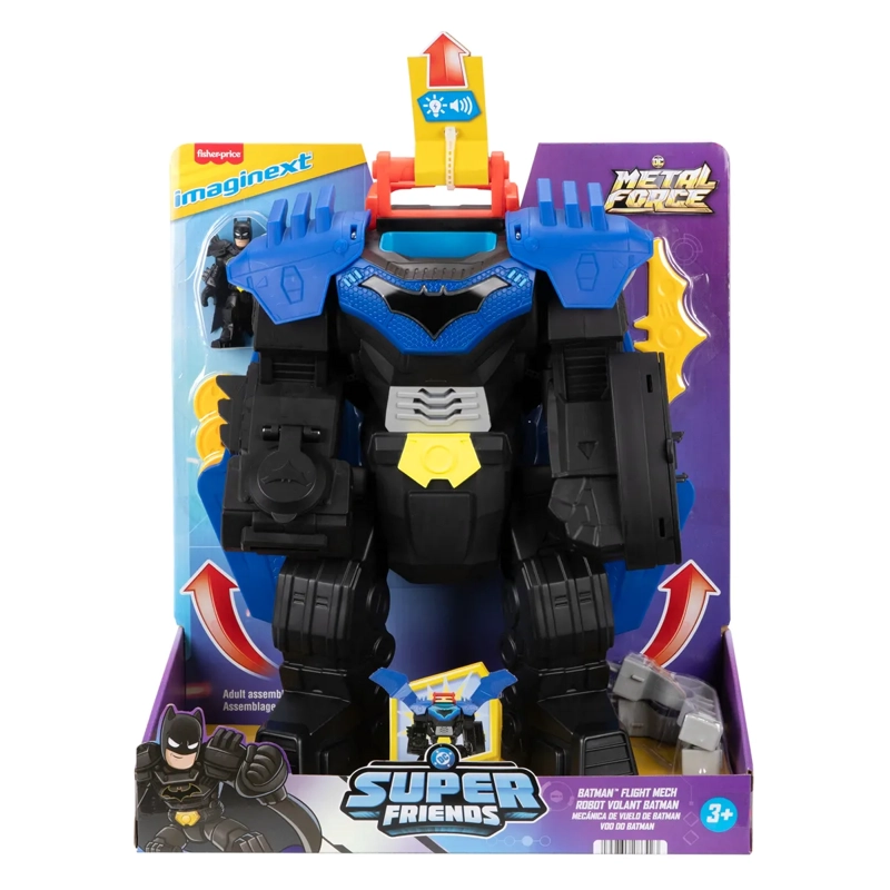 IMAGINEXT DC SUPER FRIENDS FIGURA DE ACCIÓN BATMAN MECH - 1