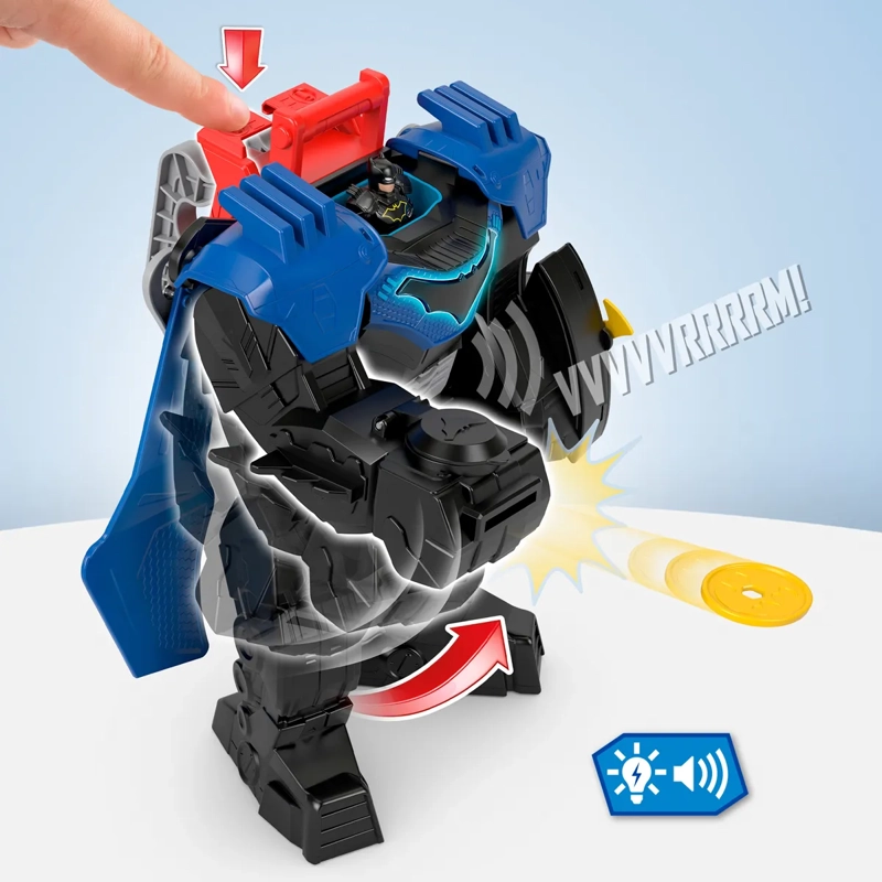 IMAGINEXT DC SUPER FRIENDS FIGURA DE ACCIÓN BATMAN MECH - 6