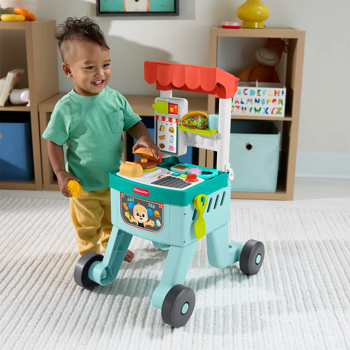 ANDADERA 4 EN 1 FISHER PRICE CARRO DE SNACKS - 2