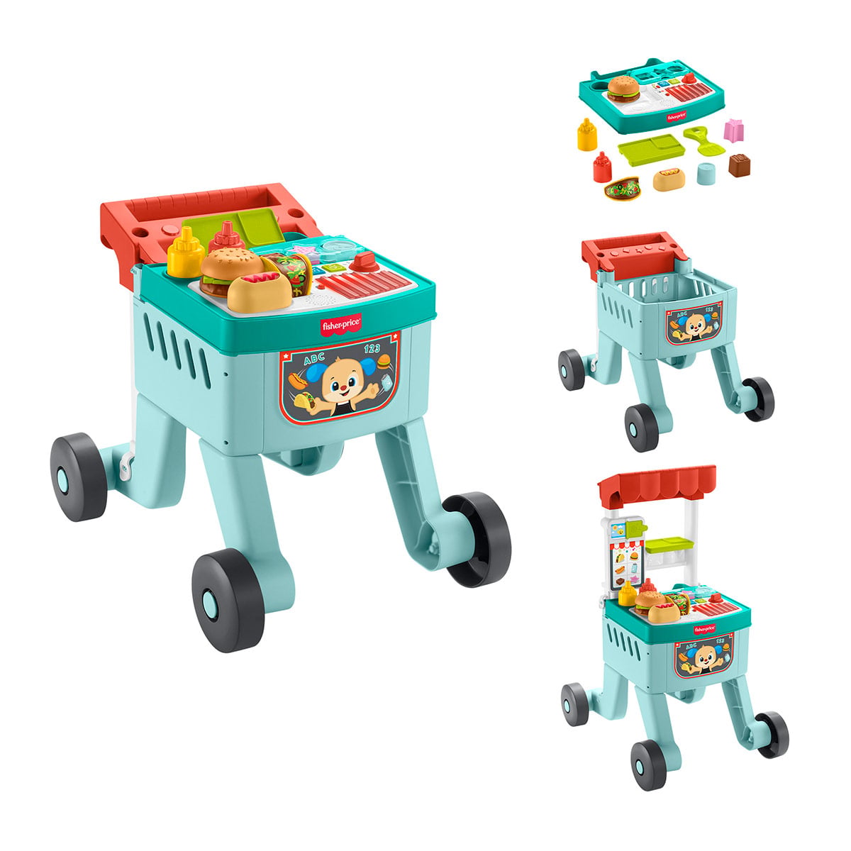 ANDADERA 4 EN 1 FISHER PRICE CARRO DE SNACKS - 3