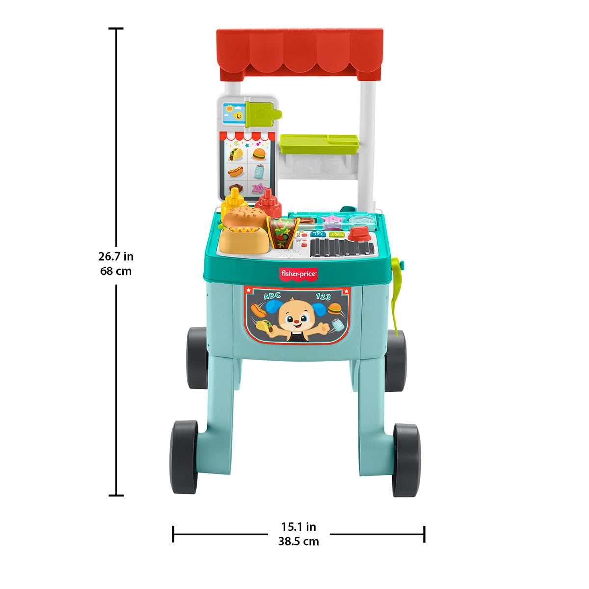 ANDADERA 4 EN 1 FISHER PRICE CARRO DE SNACKS - 7
