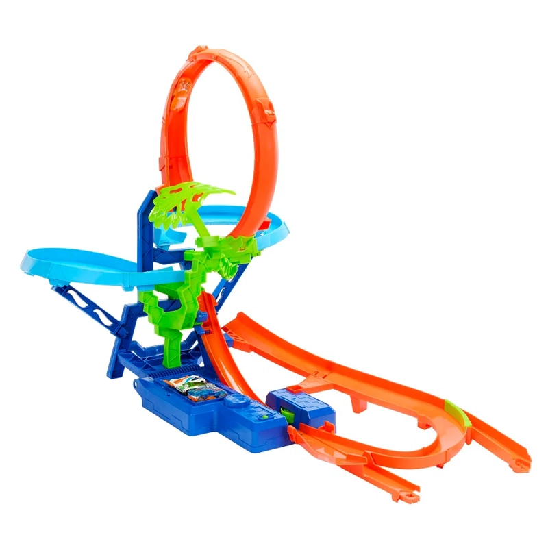 HOT WHEELS STUNT TRACKS PISTA DE JUGUETE MULTI-CHOQUE AÉREO - 4