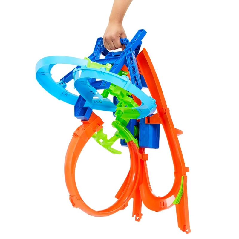 HOT WHEELS STUNT TRACKS PISTA DE JUGUETE MULTI-CHOQUE AÉREO - 5