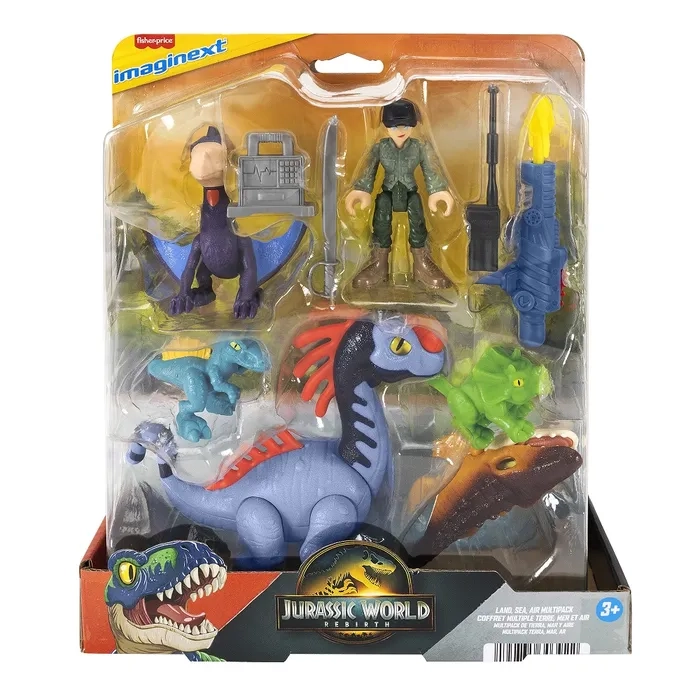 FIGURA ACCIÓN IMAGINEXT PACK DINOS TIERRA, AIRE Y MAR - 2